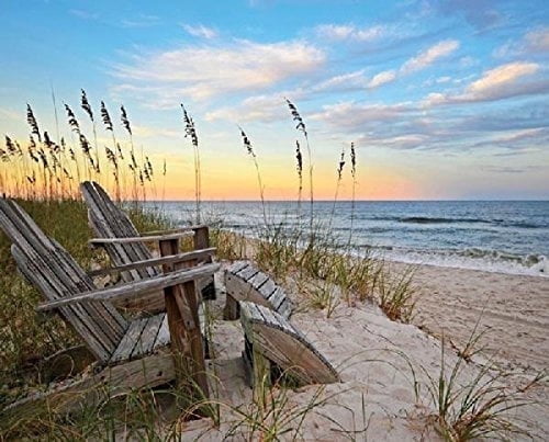Heritage Puzzle Coastal Sunrise by Peter Doran Jigsaw Puzzle 1000 Pieces - Beach Puzzles for Adults 1000 Piece Jigsaw Puzzle Beach - Ocean Puzzles for Adults 1000 Piece - Beach Theme Jigsaw Puzzles
