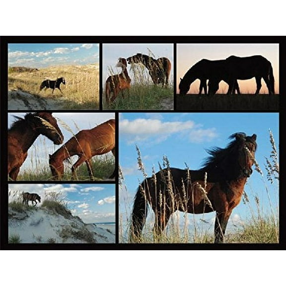 Heritage Puzzle Inc. Wild Horses Jigsaw Puzzle (550-Piece)