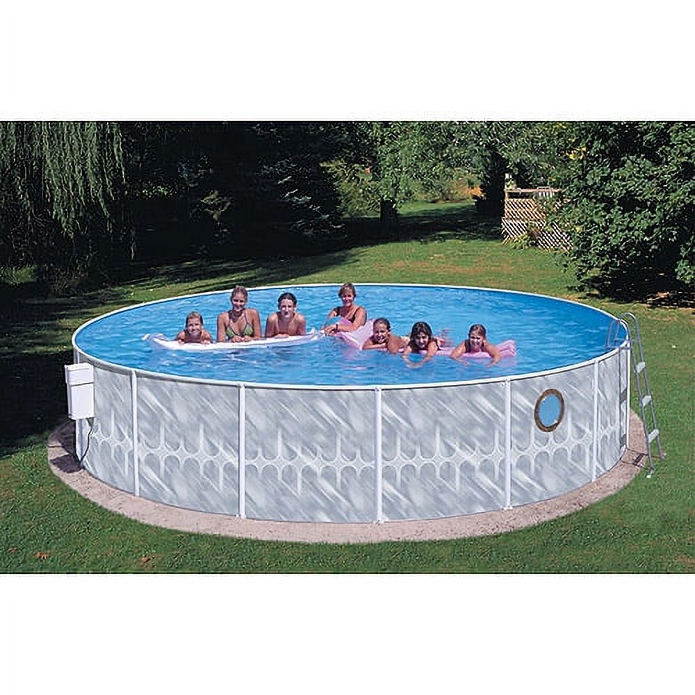 Heritage Round 18' x 42" Deep Complete Above Ground Swimming Pool - image 1 of 5