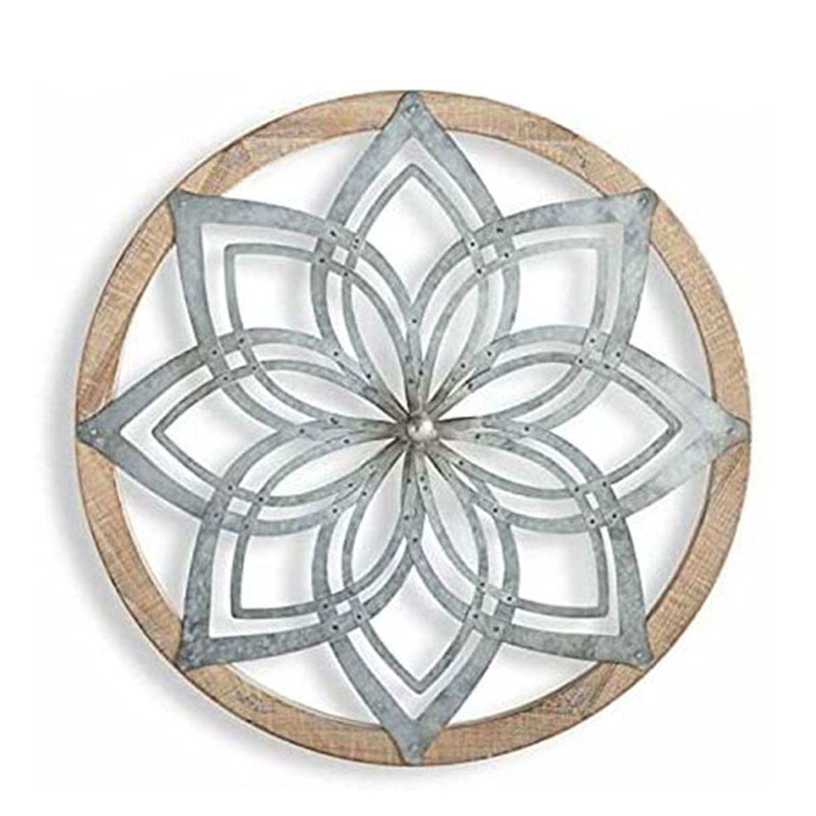 Heritage Round Wall Art Wooden Hanging Ornament Home Resturant