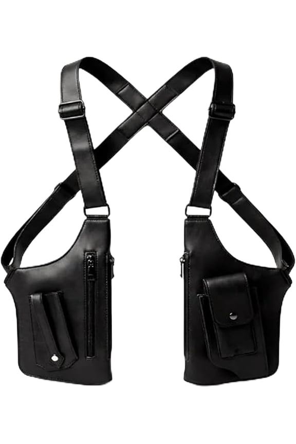 Heritage Shoulder Bag Anti-Theft Hidden Strap Premium Leather Adjustable Underarm Shoulder Bag for Men & Women Satchel