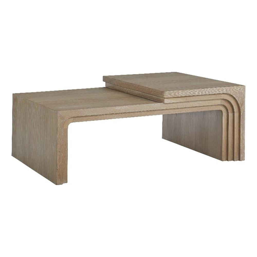 Heritage Stacked Natural Wood Finish Cocktail Table by Scott Living ...