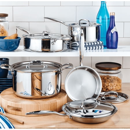 Heritage Steel Cookware Stainless Steel Cookware Set | 10-Piece