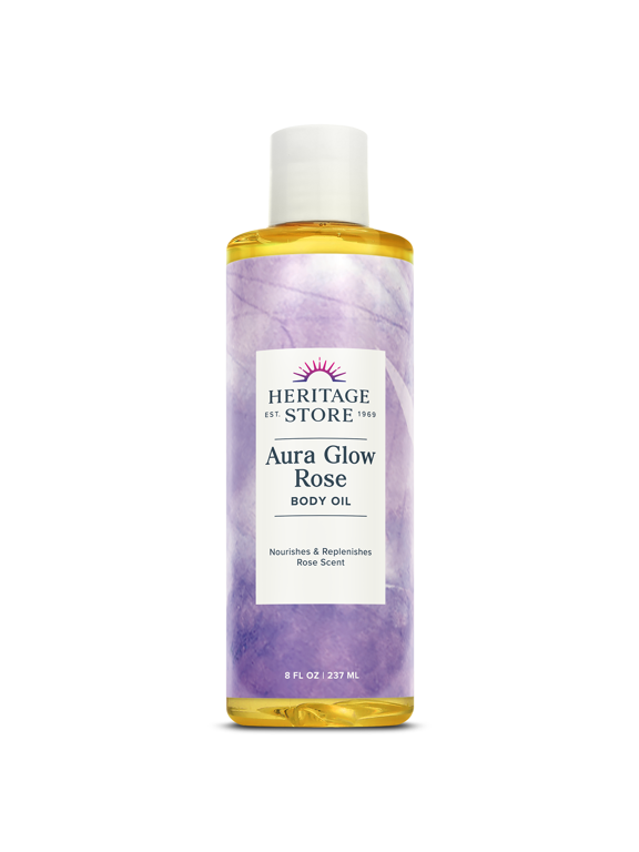 Aura Glow Rose Body Oil, 8 fl oz