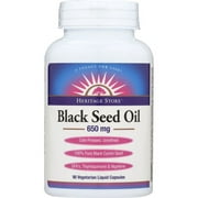 Heritage Store Black Seed Oil 650 Mg, 90 Count | 60 Day Money Back Guarantee