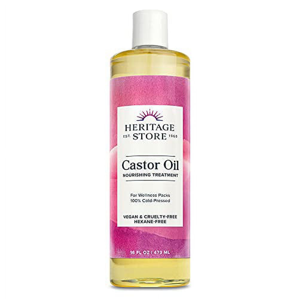 Heritage Store Castor Oil, 16 Ounce