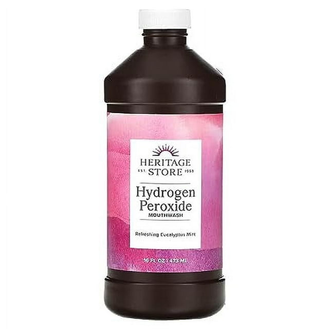 Heritage Store, HPM, Hydrogen Peroxide Mouthwash, Original, 16 fl oz