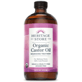 thumbnail image 1 of Heritage, Organic Castor Oil, Cold Pressed, For Skin, 16oz, 1 of 7