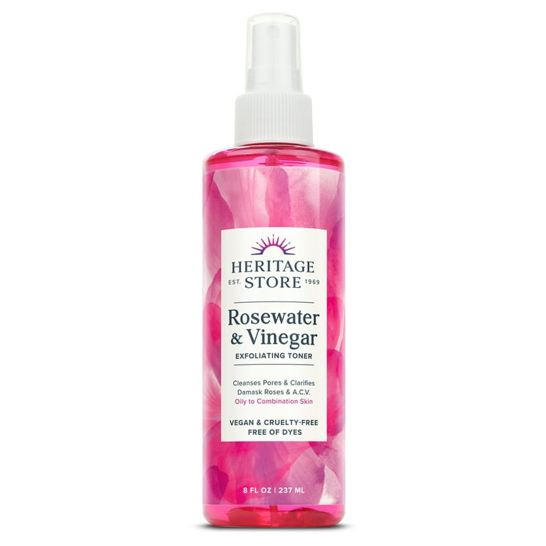 HERITAGE STORE Rosewater & Vinegar Exfoliating Toner (237ml/8oz) HERITAGE STORE Rosewater & Vinegar Exfoliating Toner (237ml/8oz)
