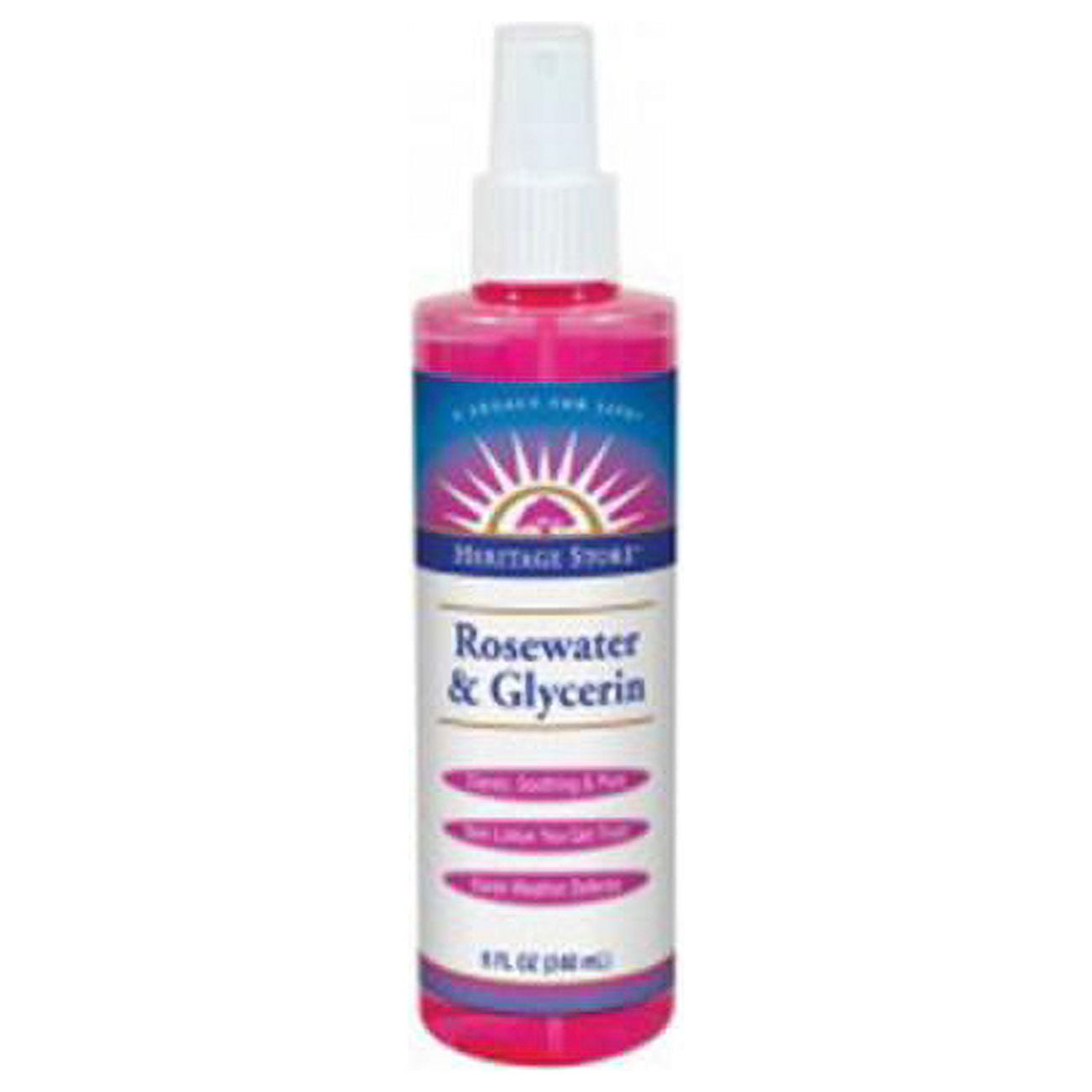 Heritage Store Rosewater and Glycerin 8 fl oz