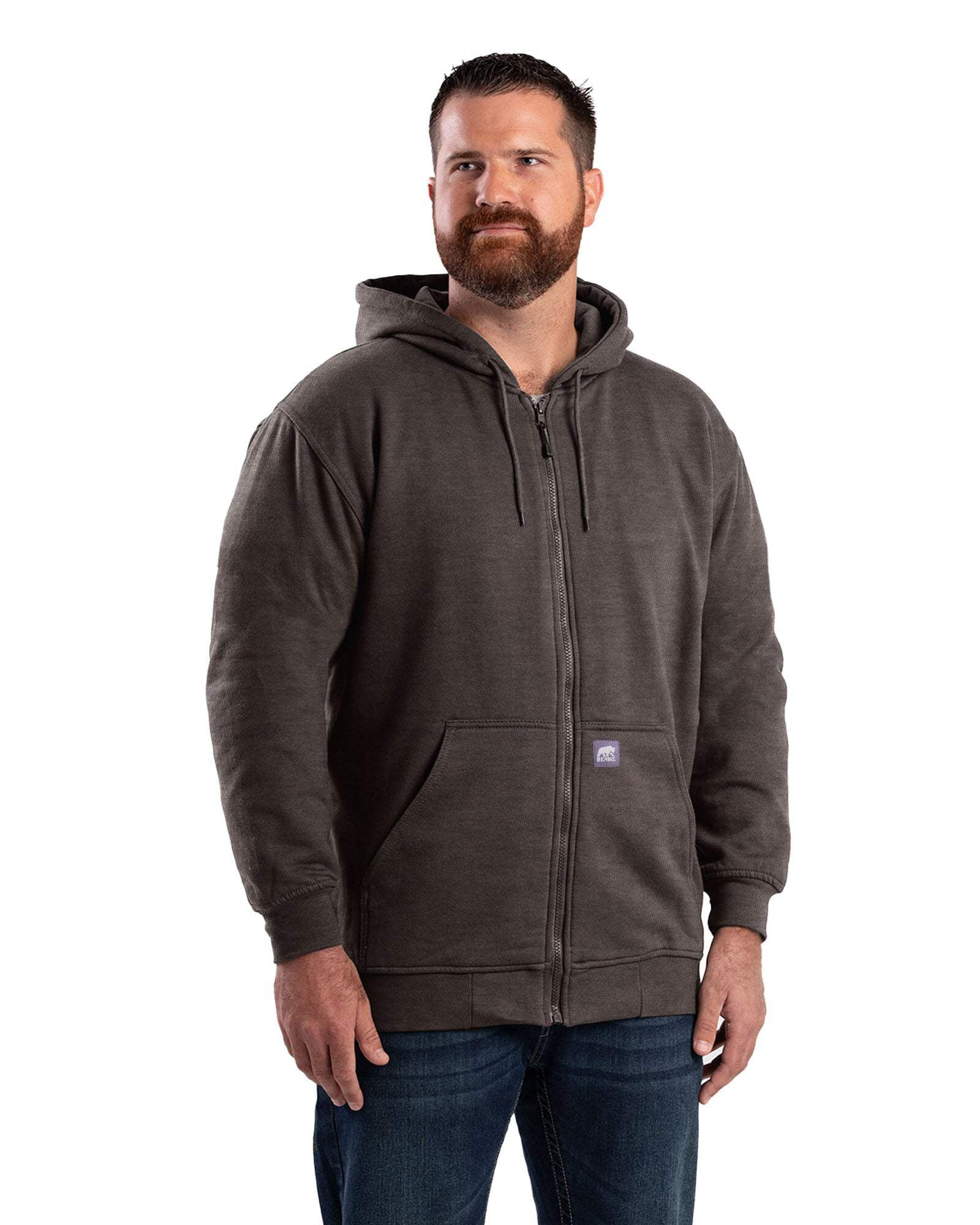 Heritage Thermal-Lined Full-Zip Hooded Sweatshirt - Walmart.com
