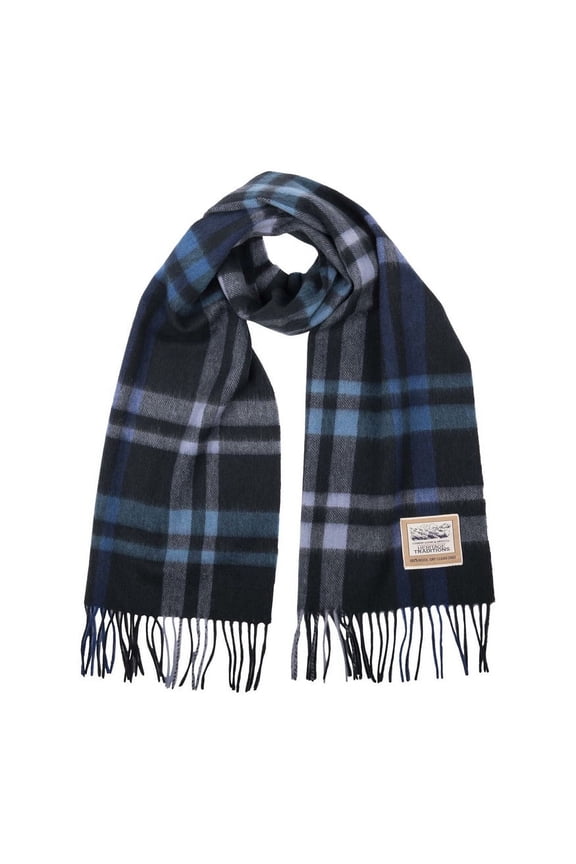 Heritage Traditions - Navy Check Scarf