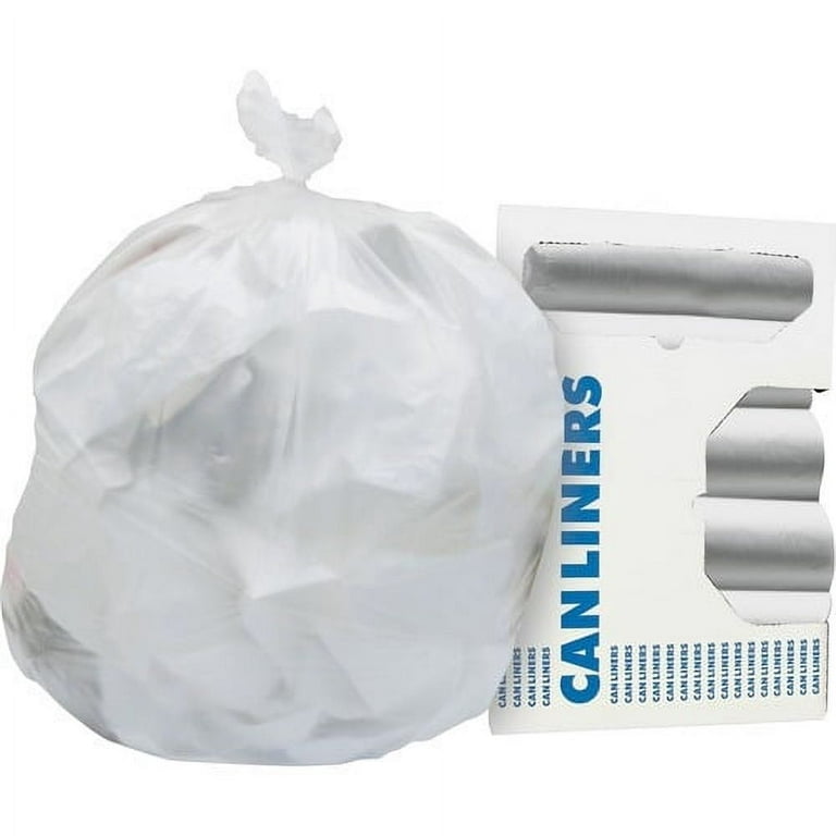 General Supply 33-Gallons Clear Plastic Can Twist Tie Trash Bag