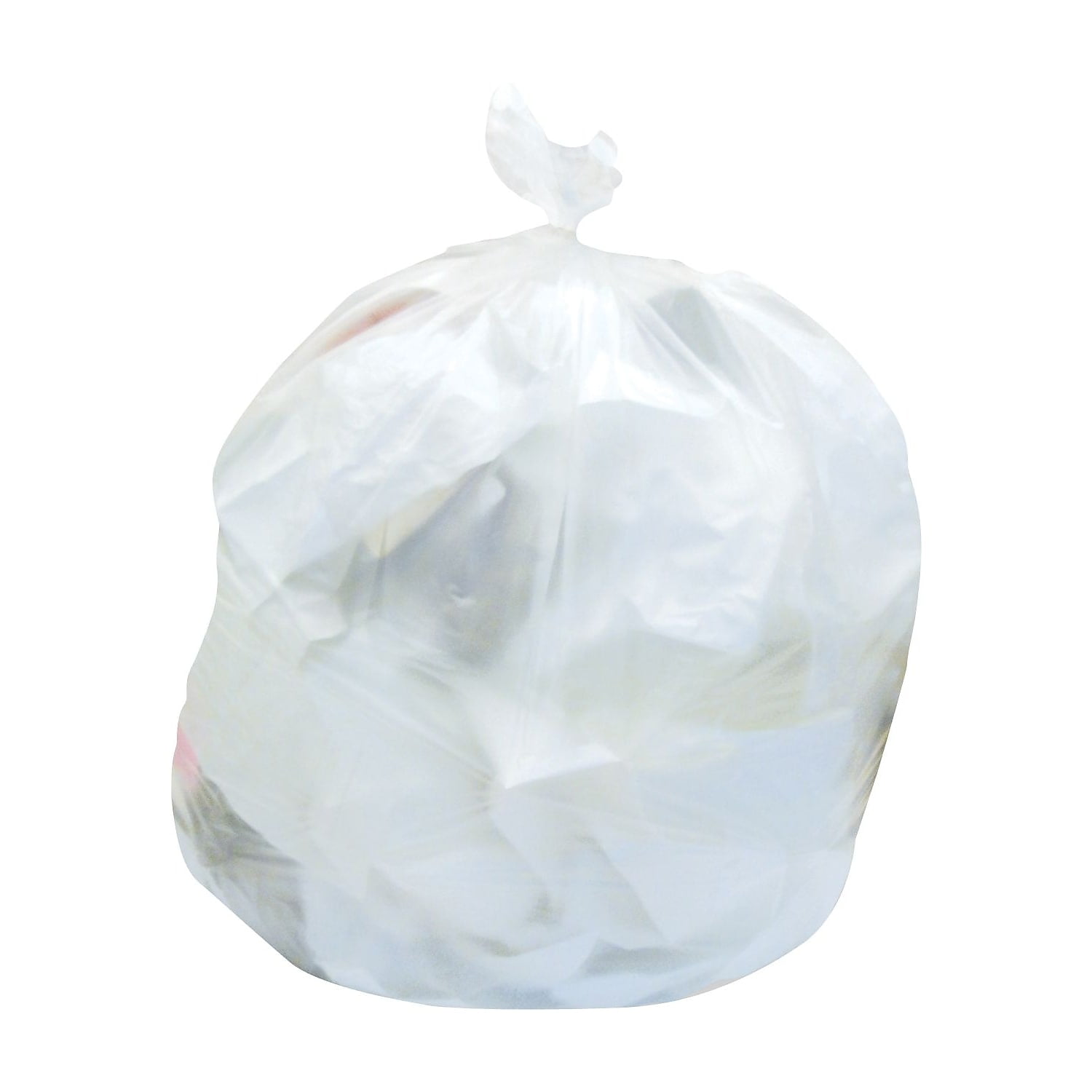 30 Gallon Trash Bags, Clear, Low Density - 250/Case