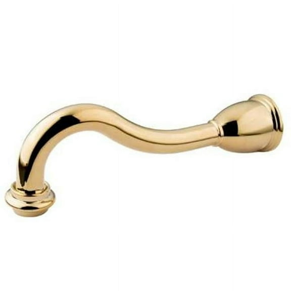 Heritage Tub Spout Polished Brass