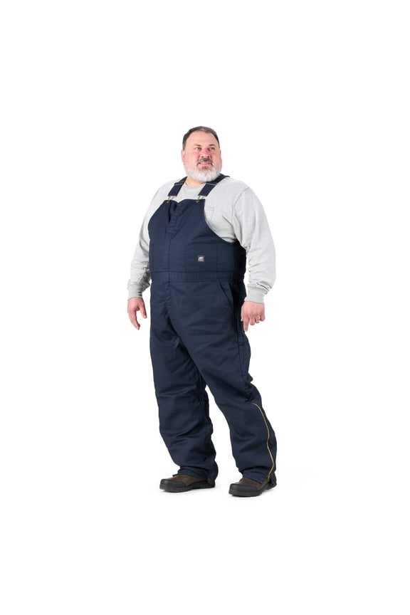 Heritage Twill Insulated Bib Overalls - Navy - 6XL - Regular