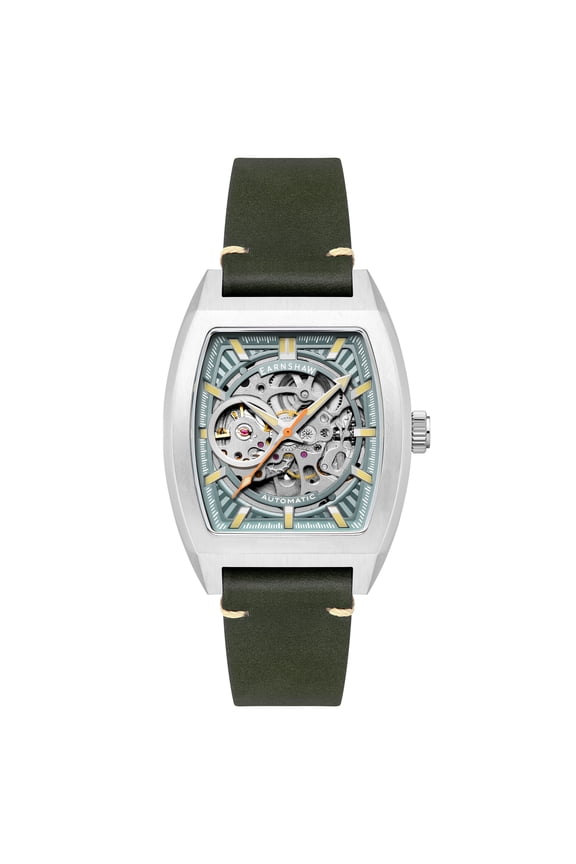 Heritage Wellington Skeleton Automatic Mint Green