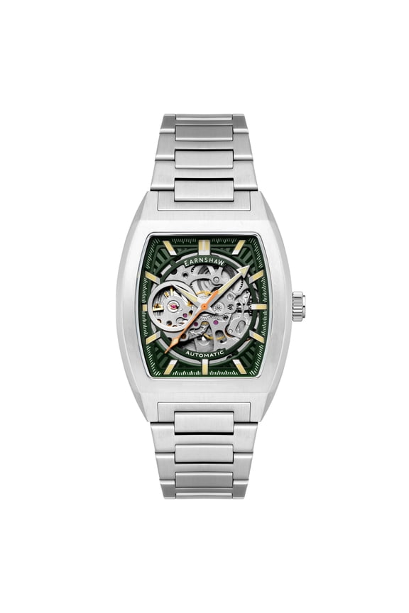 Heritage Wellington Skeleton Automatic Sage Steel