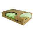 thumbnail image 1 of BioTuf 45 Gallon 40 in. x 46 in. Compostable Can Liners - Green (100-Piece/Carton), 1 of 2