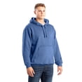 thumbnail image 1 of Men's Zippered Pocket Hooded Pullover Sweatshirt, 1 of 10