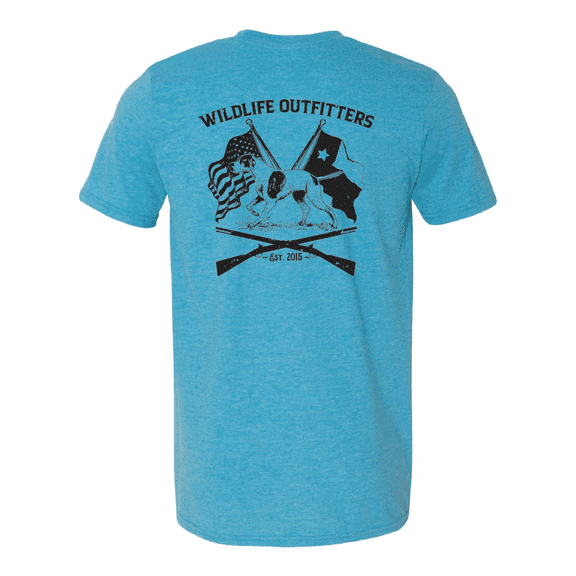 Wildlife Outfitters Men's Sportsman American Flag Heritage T-Shirt