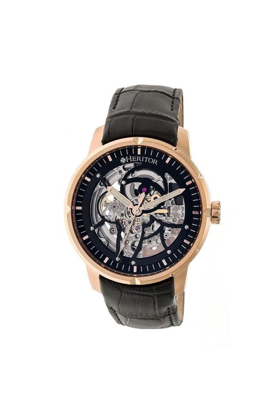 Ryder Automatic Black Skeleton Dial Men's Watch HR4606