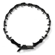 Herm Sprenger Black Neck Tech Stainless Steel Prong Dog Training Collar with Quick Release Buckle Matte Black Pet Pinch Collar No-Pull Collar for Dogs Made in Germany 24 inches