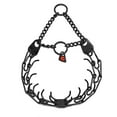 thumbnail image 1 of Herm Sprenger Black Stainless Steel Prong Collar with O ring, 1 of 7