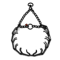 Herm Sprenger Black Stainless Steel Prong Collar with Swivel