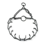Herm Sprenger Chrome Plated Steel Prong Collar with Quick Release Snap for Small Dogs, Silver