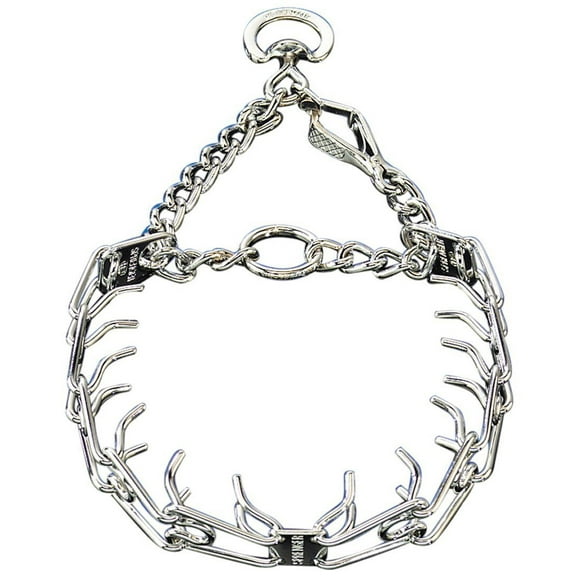 Herm Sprenger Chrome Plated Prong Training Collar with Quick Release 23 Large 3.2mm