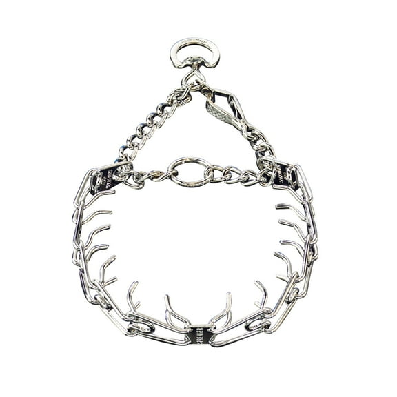 Herm Sprenger Chrome Prong Collar with Scissor Snap