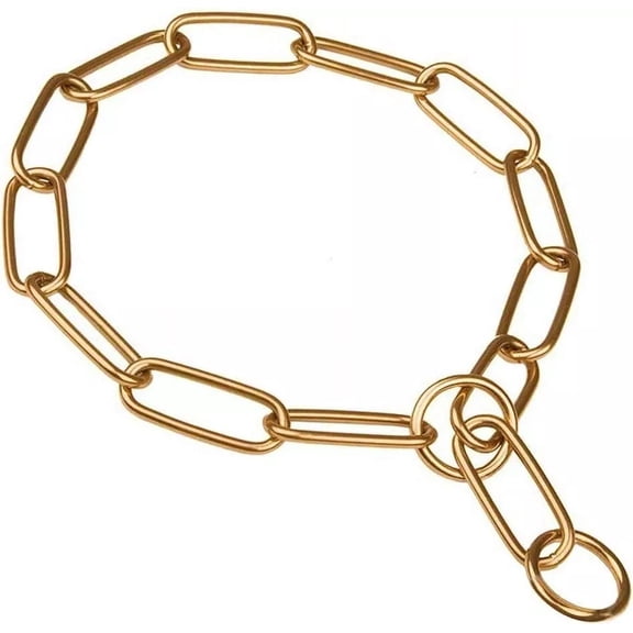 Herm Sprenger Curogan Long Link Fur Saver Dog Training Collar Hypoallergenic