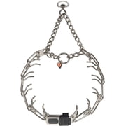Herm Sprenger Dog Training Prong Collar with Quick Release Cliclock Buckle and Swivel Ring Adjustable Length German Made Stainless Steel Collar for Small to Medium Dogs