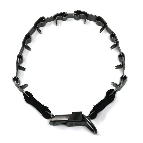 Herm Sprenger Neck Tech Sport Quick Release Buckle Nylon German Black Stainless Steel Collar 50050 010 (66) - Size 19 inches (48 cm)