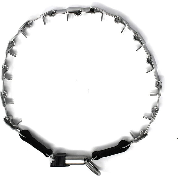Herm Sprenger Neck Tech Stainless Steel Prong Dog Training Collar with Quick Release Buckle Pet Pinch Collar No-Pull Collar for Dogs Made in Germany 24 inches