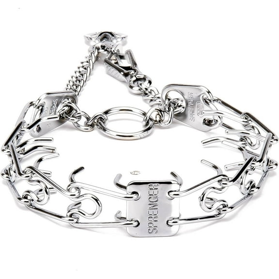 Herm Sprenger Chrome Prong Collar with Swivel
