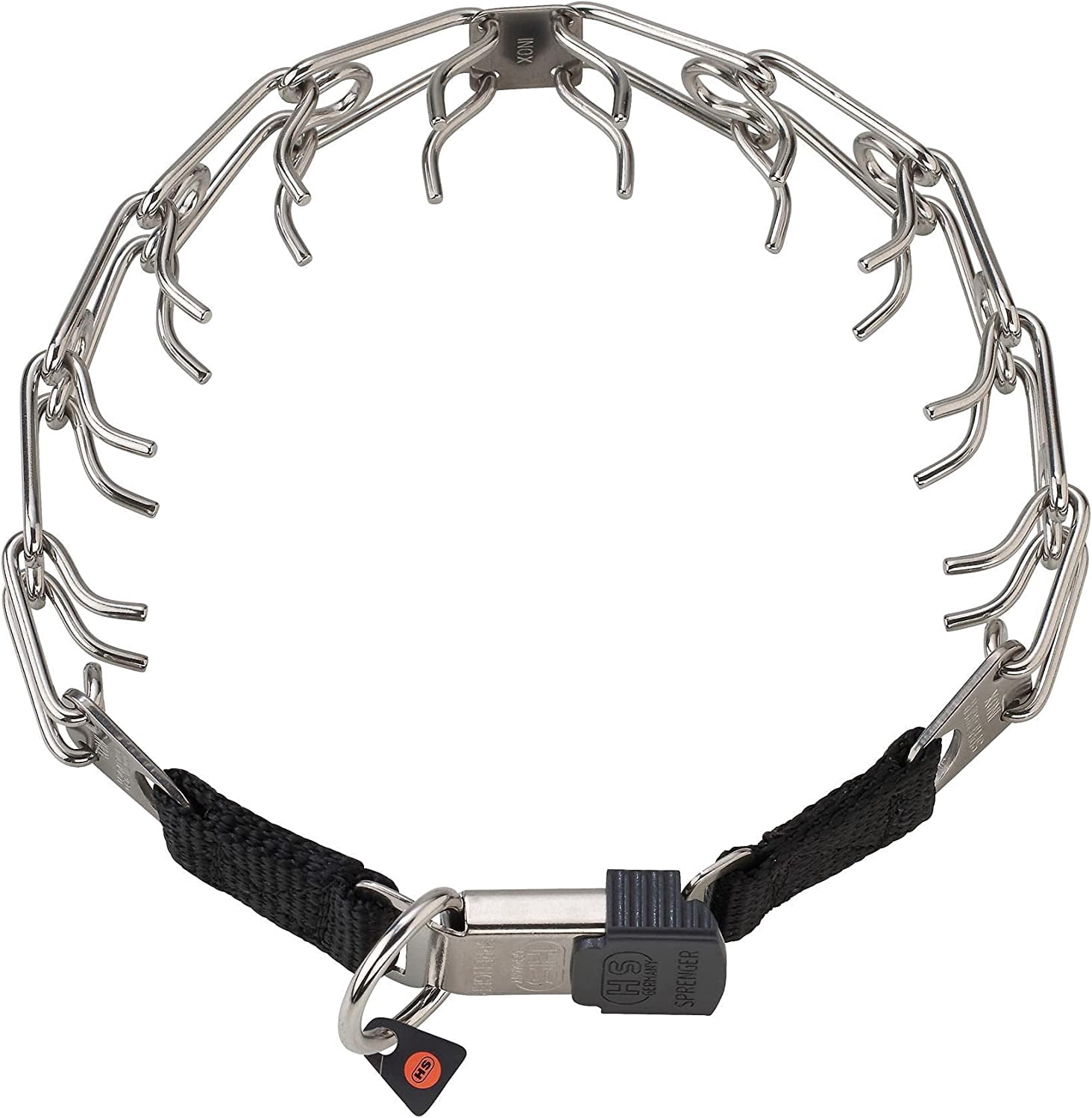Herm Sprenger Stainless Steel Prong Dog Training Collar with Quick
