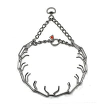 Herm Sprenger Stainless Steel Prong Dog Training Collar with Removable Links for Medium Dogs, Silver