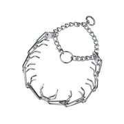 Herm Sprenger ULTRA-PLUS Training Collar with Center Plate Chrome Gauge 2.25mm x 16" 41cm