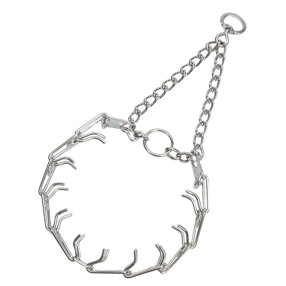 Herm Sprenger Ultra-Plus Prong Dog Training Collar, Chrome, 3.0 mm x 18" Neck Size; 20" Chain Length
