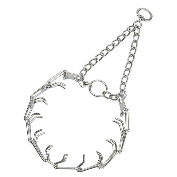 Herm Sprenger Ultra-Plus Prong Dog Training Collar, Chrome, 3.0 mm x 18" Neck Size; 20" Chain Length