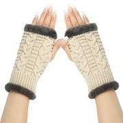SUNYUANNN Hermal Gloves For Women Warm Glove Windproof Elastic Texting Black Gloves Women Warm Lined Gloves Warm Thermal Outdoor Gloves Gloves Mittens Women Mittens for Women Cold Weather Heated Winter Gloves