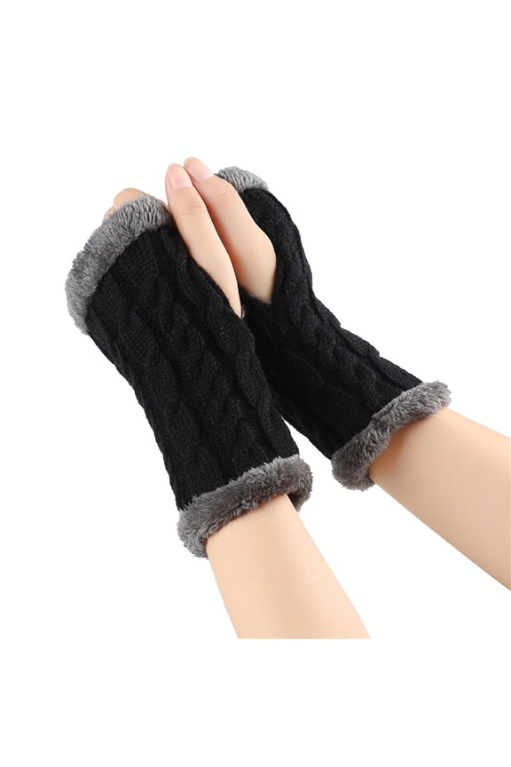 Hermal Women Winter Thermal Windproof Elastic Touchscreen Lined Warm Outdoor Mittens