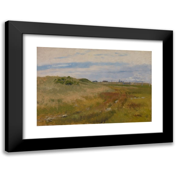 Herman Hartwich 24x18 Black Modern Framed Museum Art Print Titled - Cape Cod, Provincetown, Massachusetts (1894)
