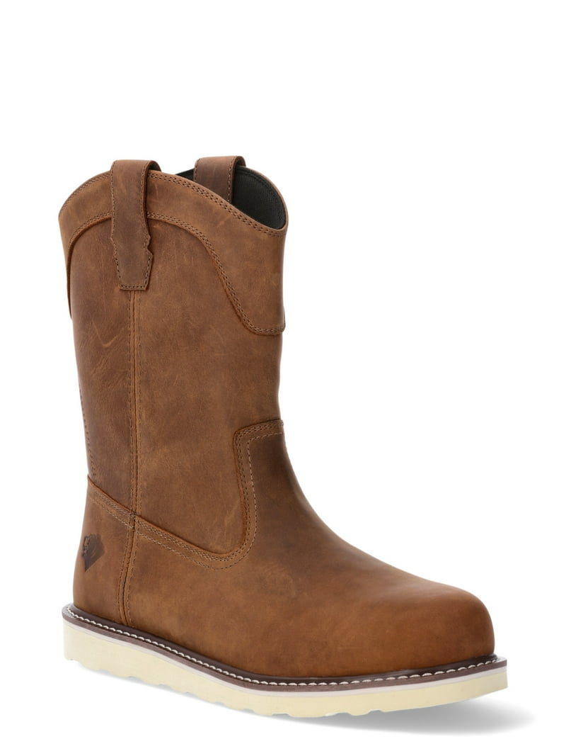 Herman Survivors Men's Steel Toe Rift Pull On Western Work Boots