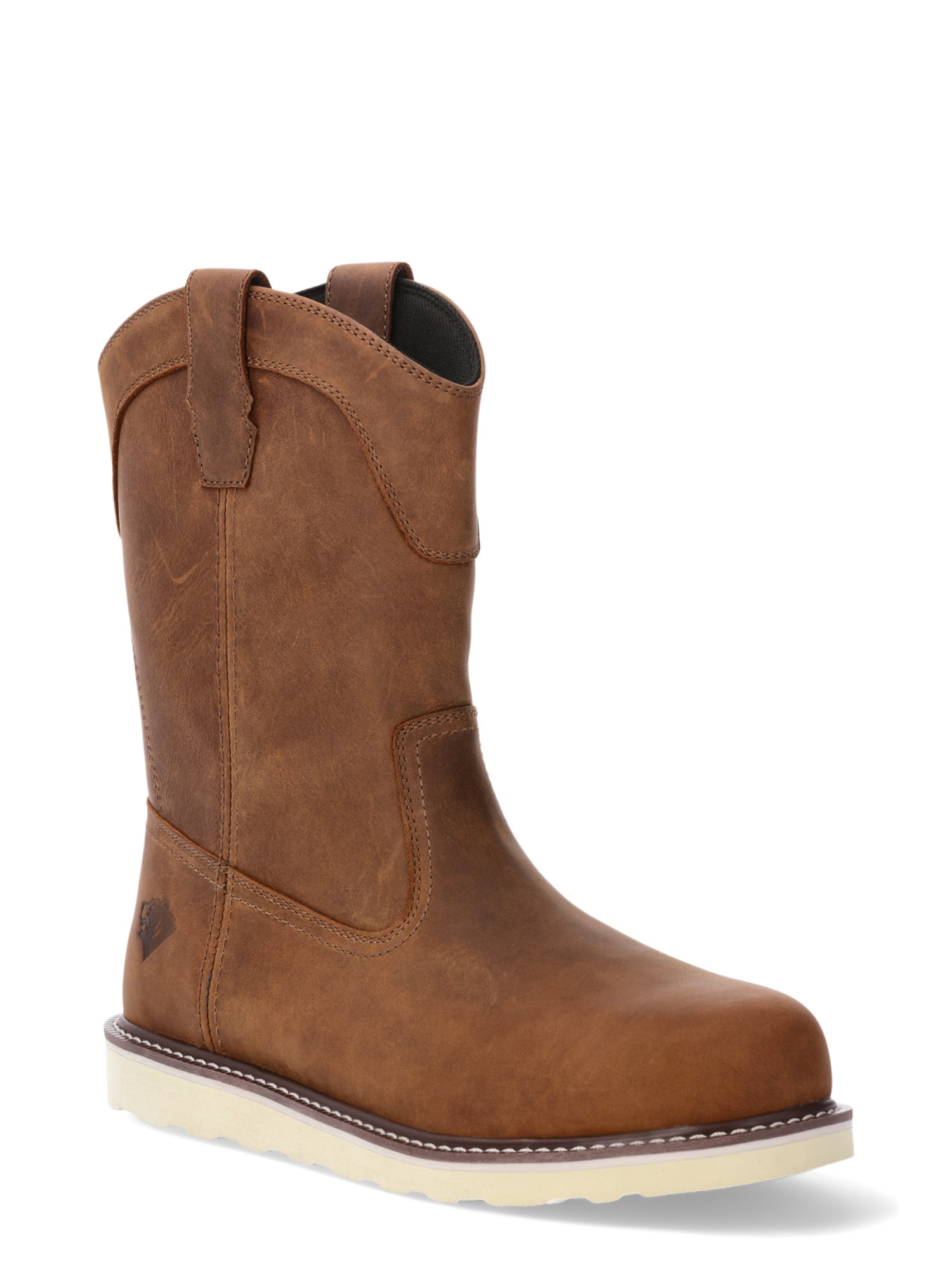 Herman Survivors Men's Steel Toe Rift Pull On Western Work Boots