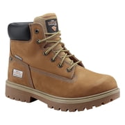 Herman Survivors Professional Series Men's Driller Waterproof 6 in Steel Toe Work Boots, Wheat, Size 11