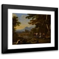 thumbnail image 1 of Herman van Swanevelt 14x12 Black Modern Framed Museum Art Print Titled - The Judgment of Paris (1642), 1 of 5