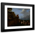 thumbnail image 1 of Herman van Swanevelt 17x15 Black Modern Framed Museum Art Print Titled - Polyphemus&nbsp;And&nbsp;Galatea (1642), 1 of 5